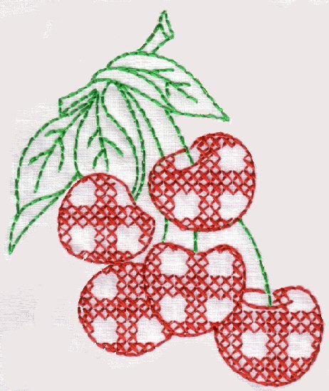 Cross Stitch Fancy Fruit And Vegetables-12