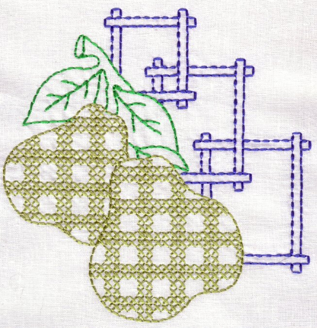 Cross Stitch Fancy Fruit And Vegetables-15