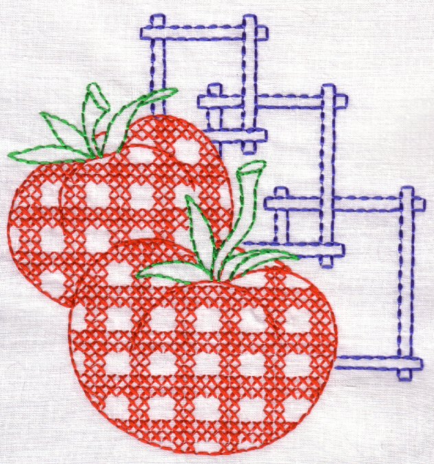 Cross Stitch Fancy Fruit And Vegetables-16
