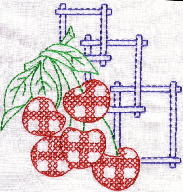 Cross Stitch Fancy Fruit And Vegetables-17