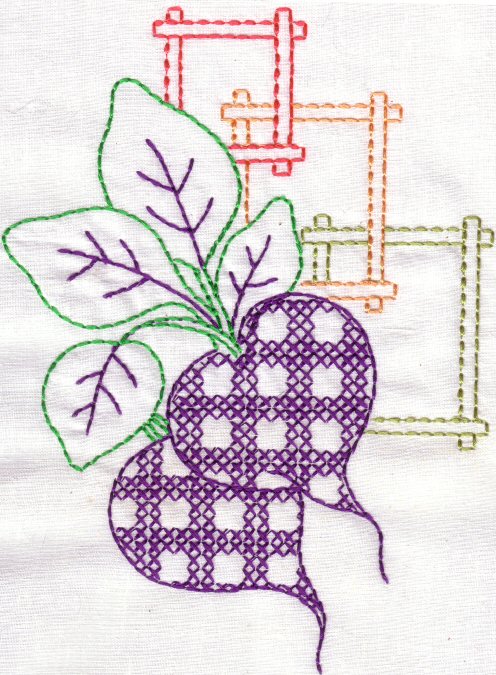 Cross Stitch Fancy Fruit And Vegetables-18