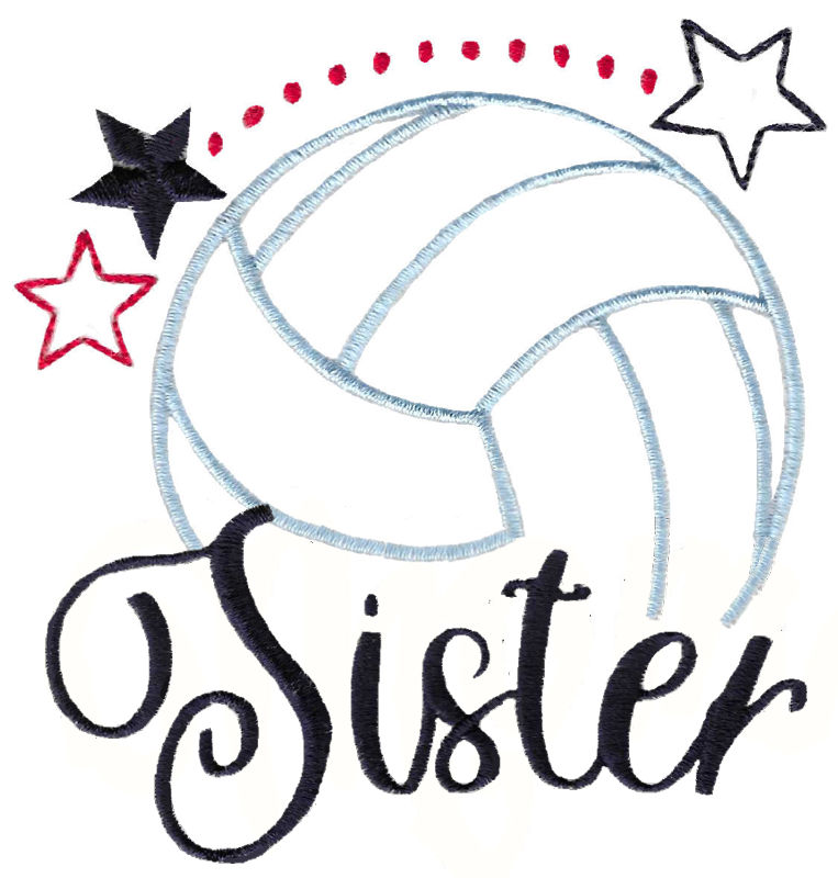 BC1013 Volleyball Sayings OregonPatchWorks