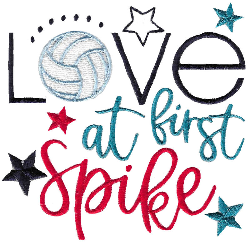 BC1013 Volleyball Sayings OregonPatchWorks
