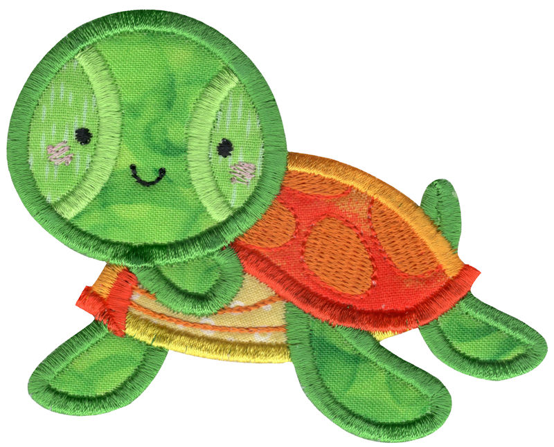 Sea Creatures Three Applique-5