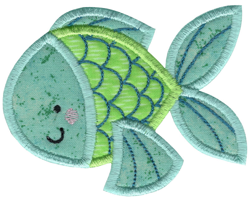 Sea Creatures Three Applique-11