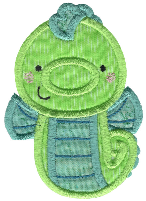 Sea Creatures Three Applique-14