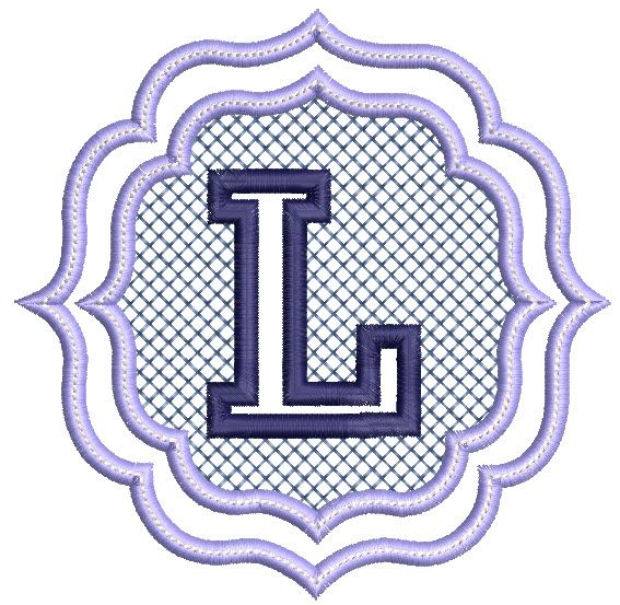 836 Embossed Monogram Font -10