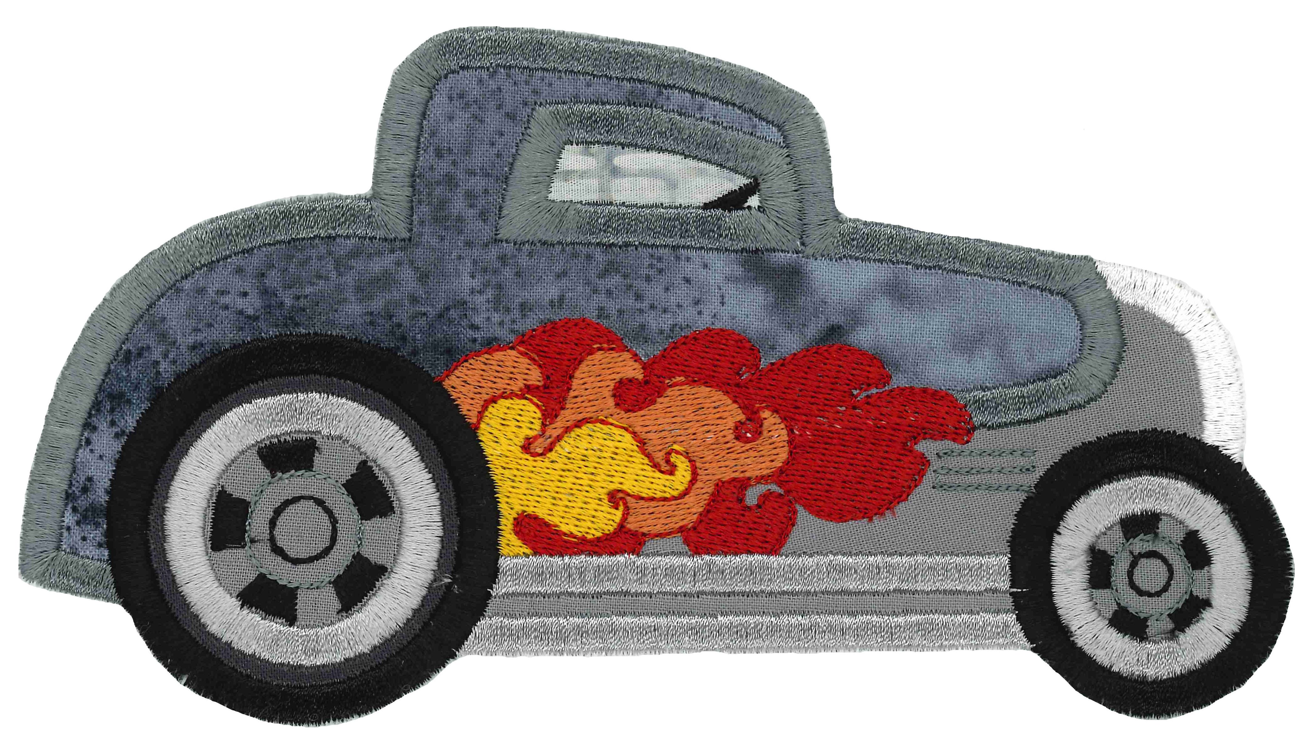 854 Race Cars Applique OregonPatchWorks