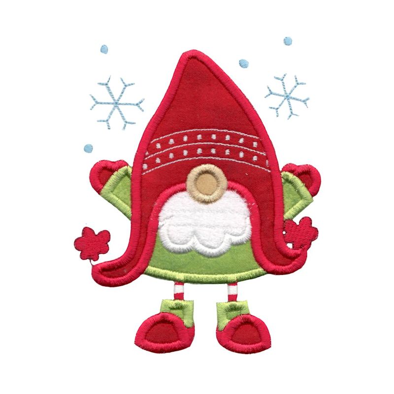 880 Christmas Gnomes Applique-8