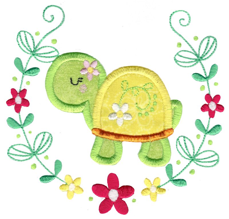 906 Applique Animal Laurels-3