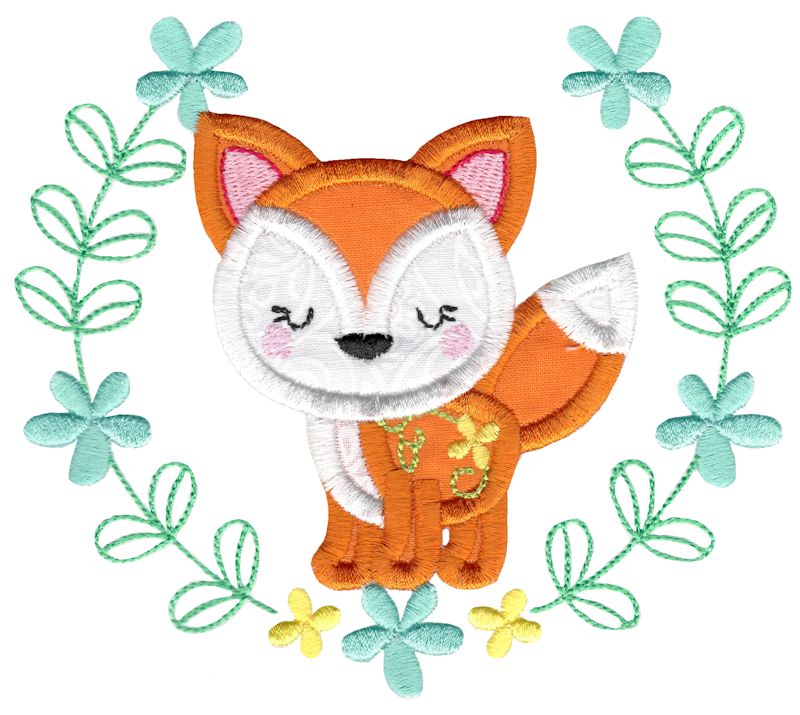 906 Applique Animal Laurels-4