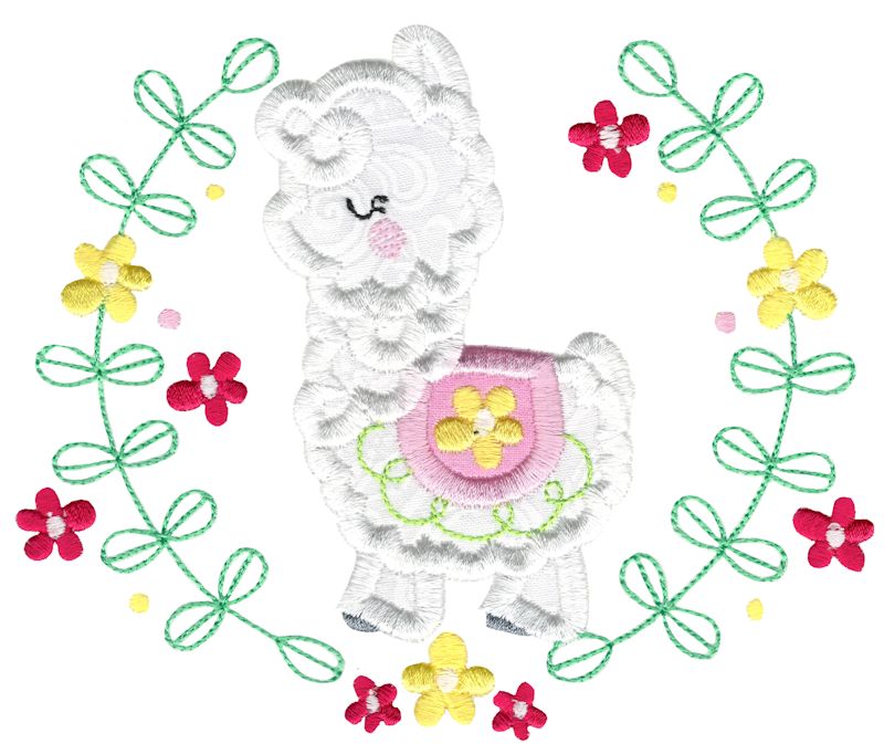 906 Applique Animal Laurels-10