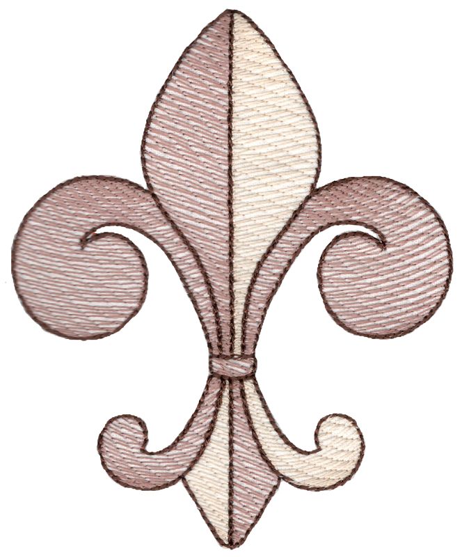 916 Sketch Fleur De Lis-5