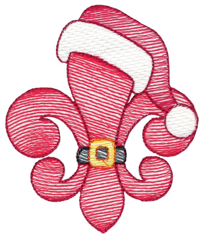 916 Sketch Fleur De Lis-6