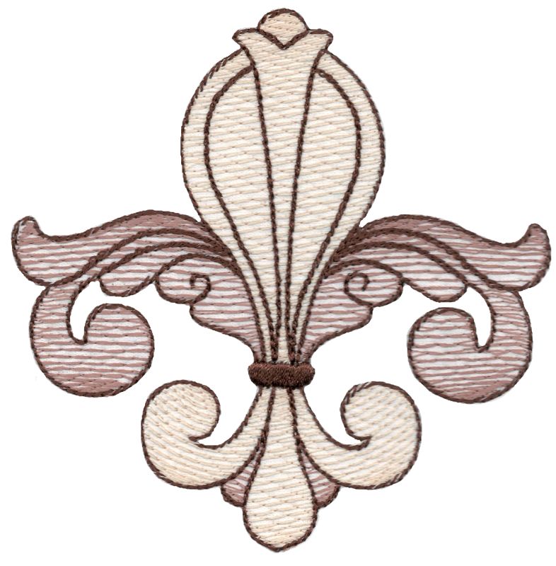 916 Sketch Fleur De Lis-12