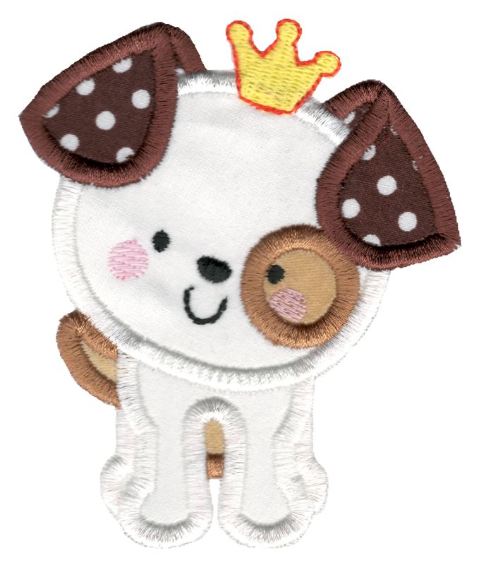 976 Crown Animals Applique -3