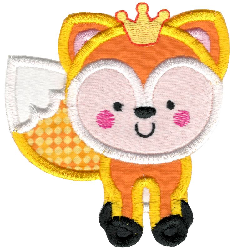 976 Crown Animals Applique -4