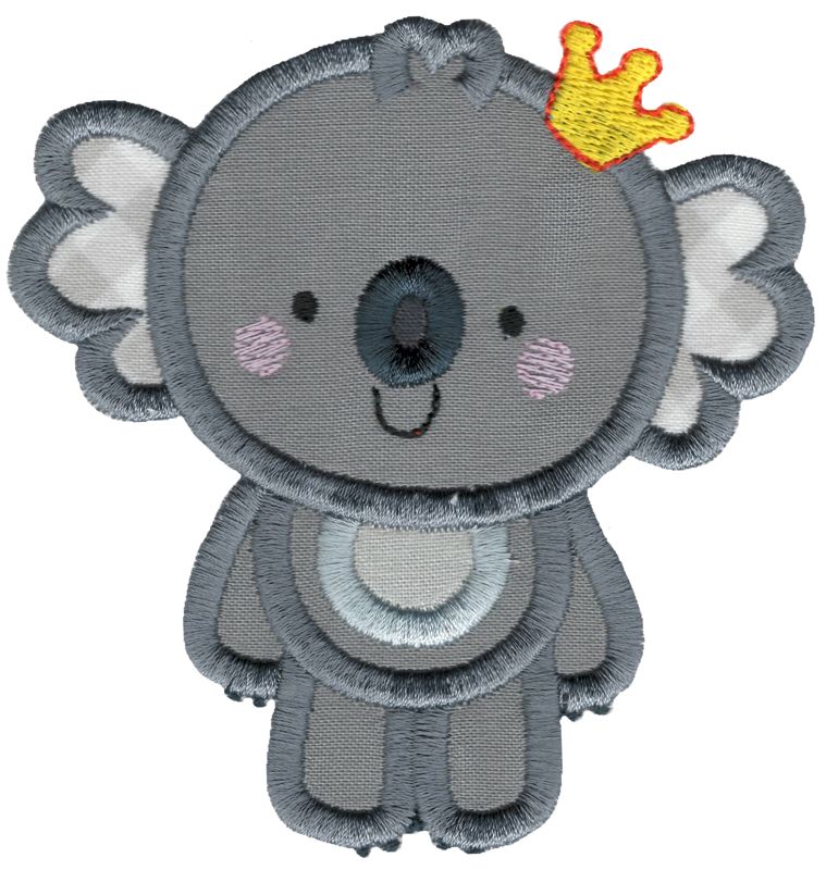 976 Crown Animals Applique -6