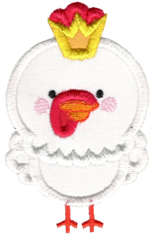 976 Crown Animals Applique -10