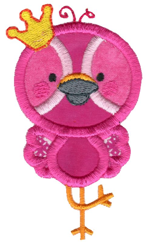 976 Crown Animals Applique -12
