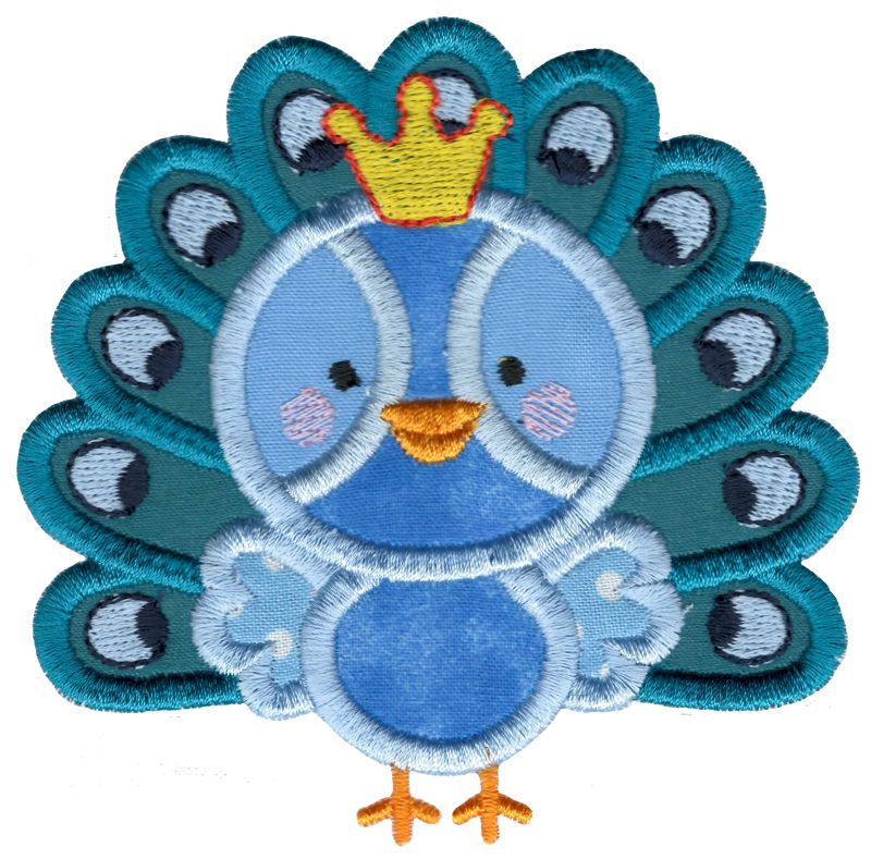 976 Crown Animals Applique -13
