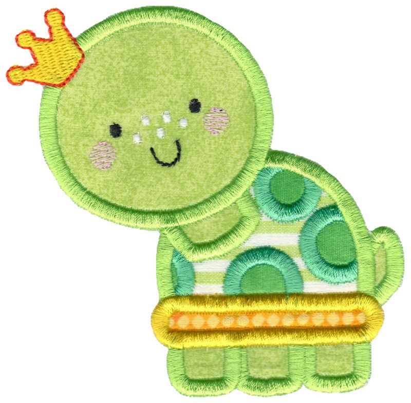 976 Crown Animals Applique -15