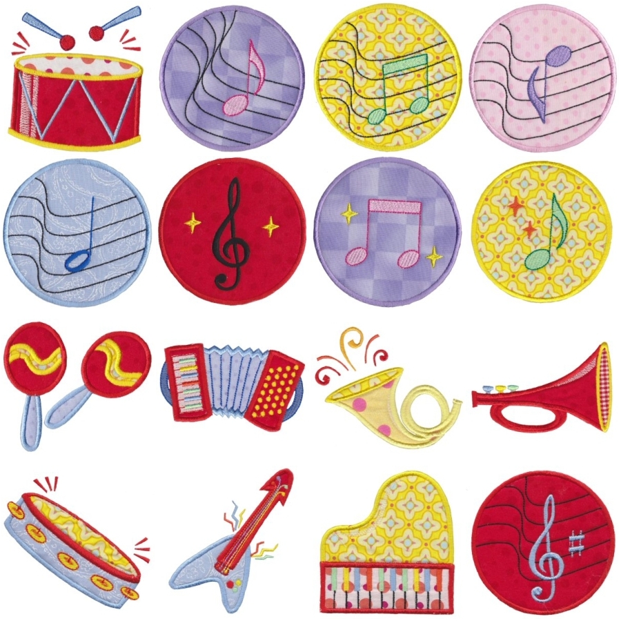 411 Musical Applique