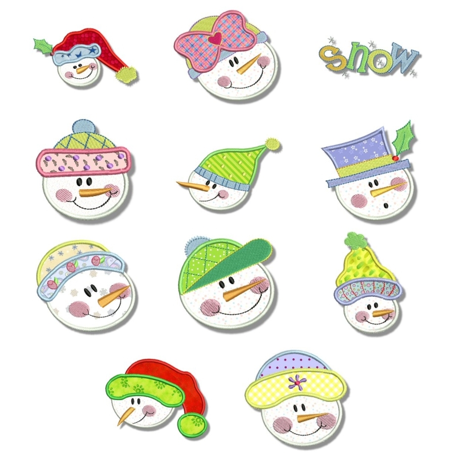 BC145 Snowman Soup Applique