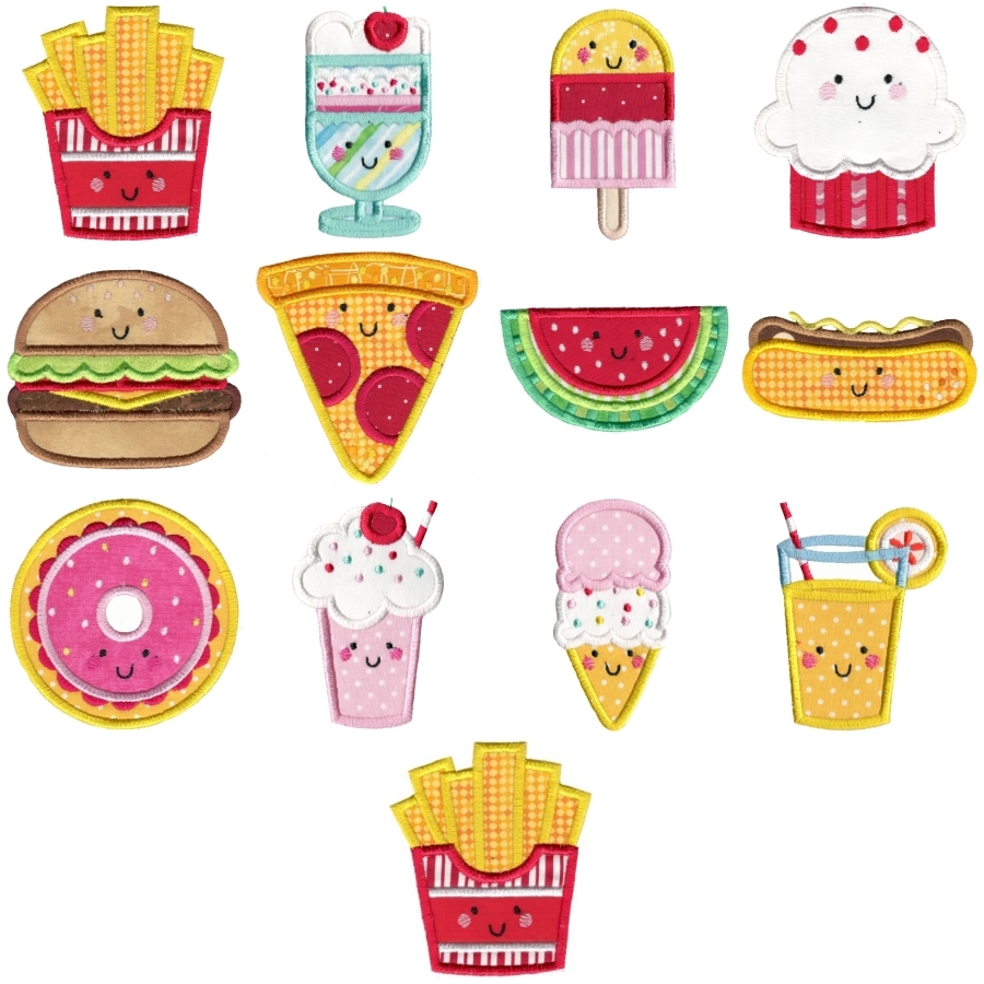965 Favourite Foods Applique