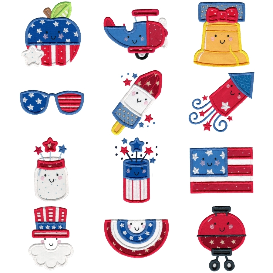 973 Patriotic Applique