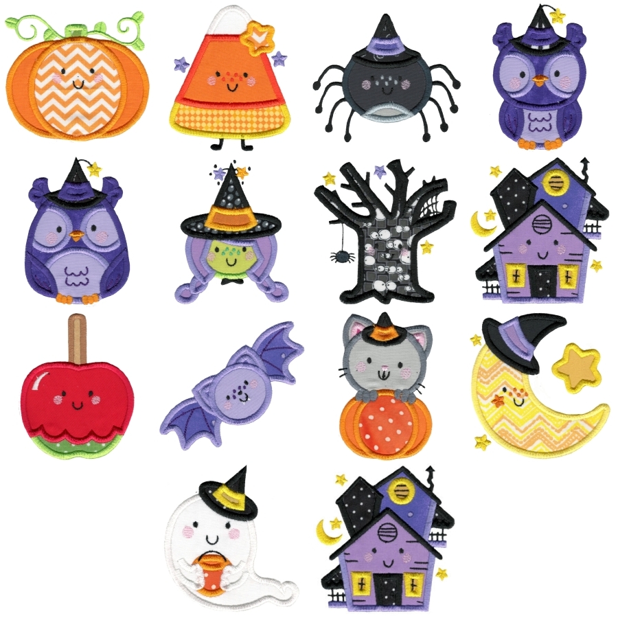 Cute Halloween Applique