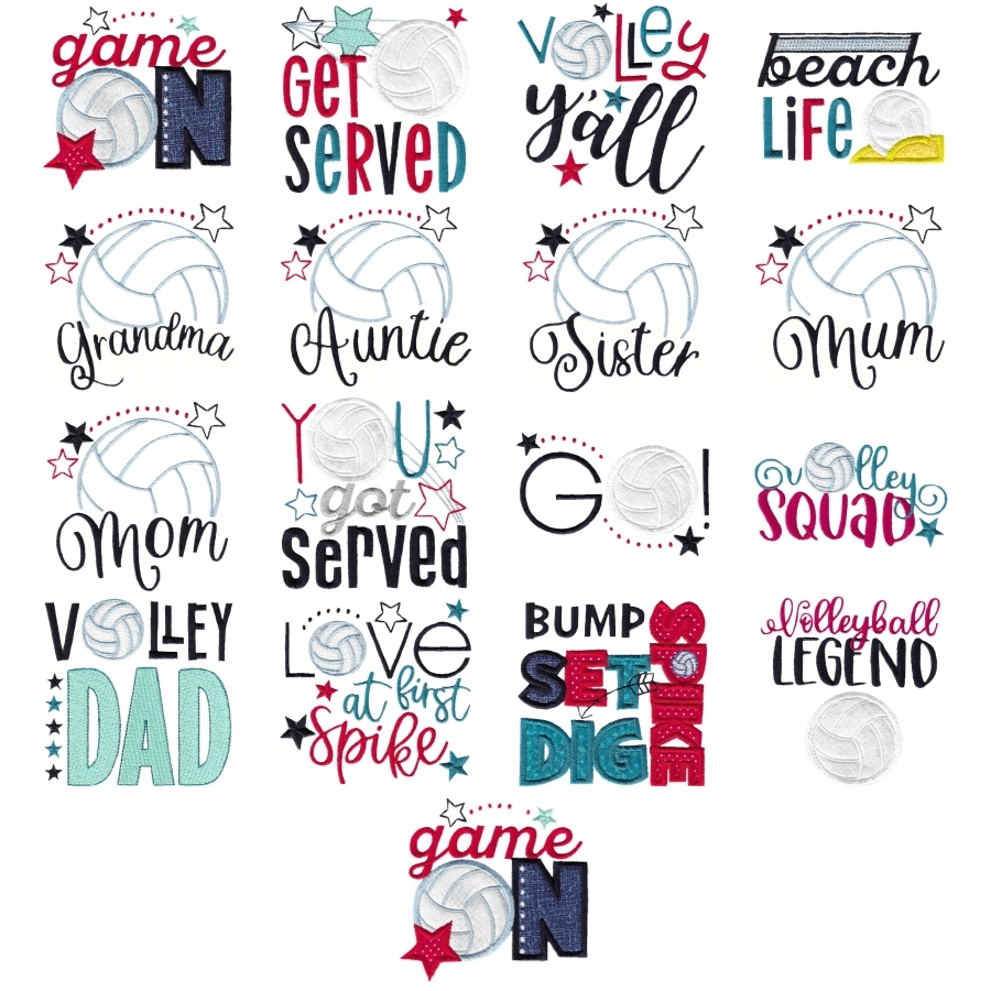 BC1013 Volleyball Sayings