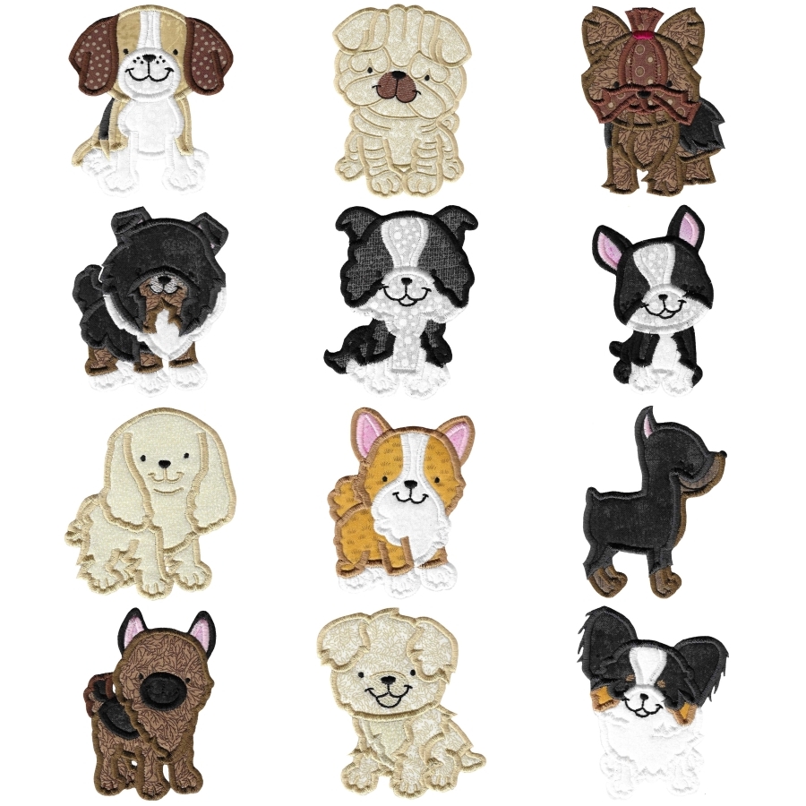 Applique Dogs Too