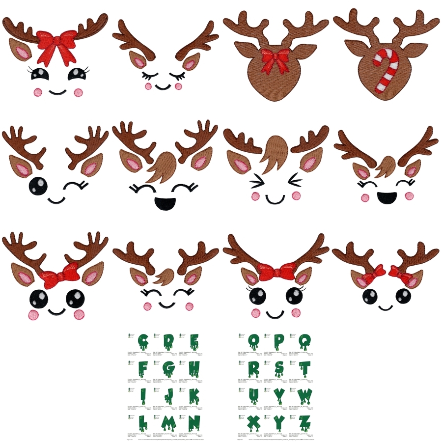 Reindeer Faces