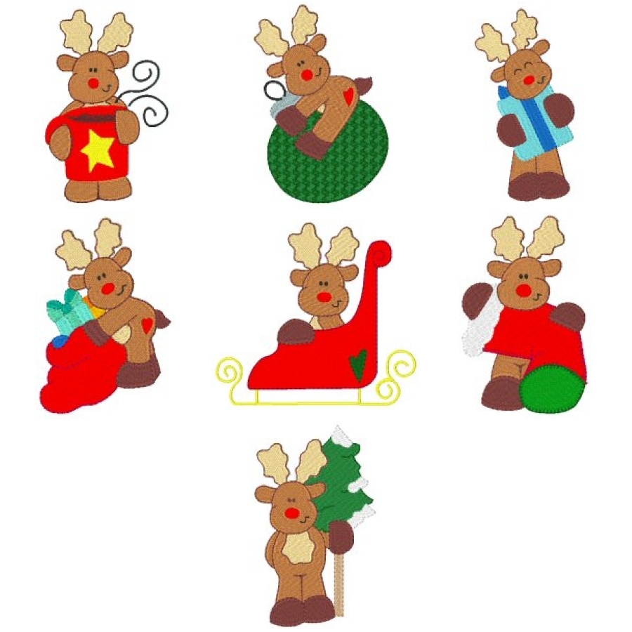 BC016 Winter Reindeer