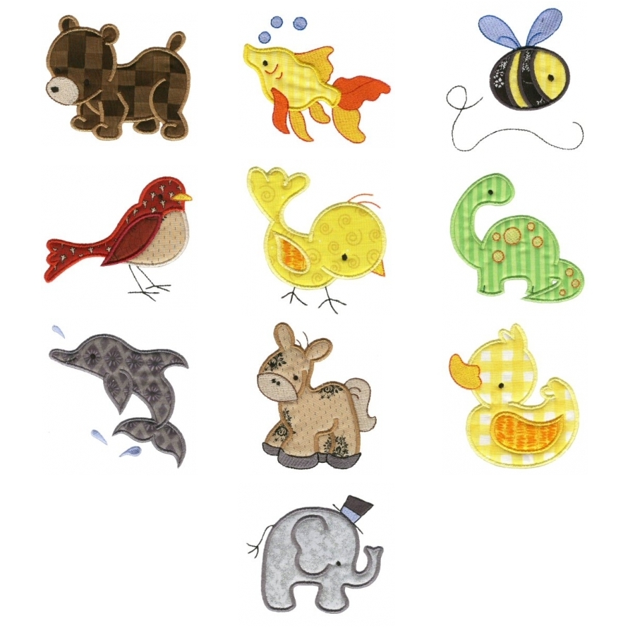 246 Sweet Applique Animals