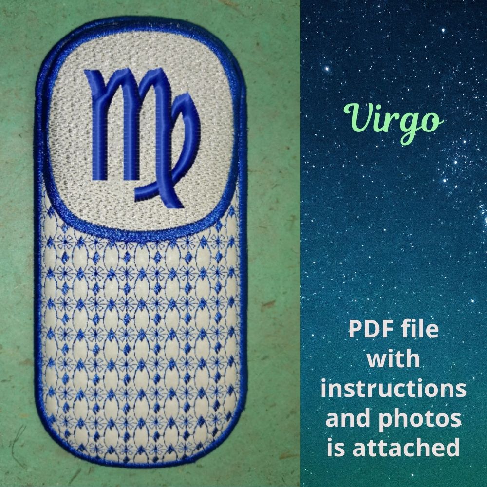 ITH Trapunto Glasses Case, Virgo