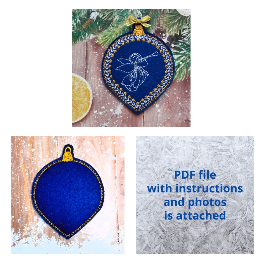 ITH Project Felt Christmas Tree Decoration