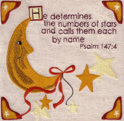 Moon And Stars Psalm 147:4