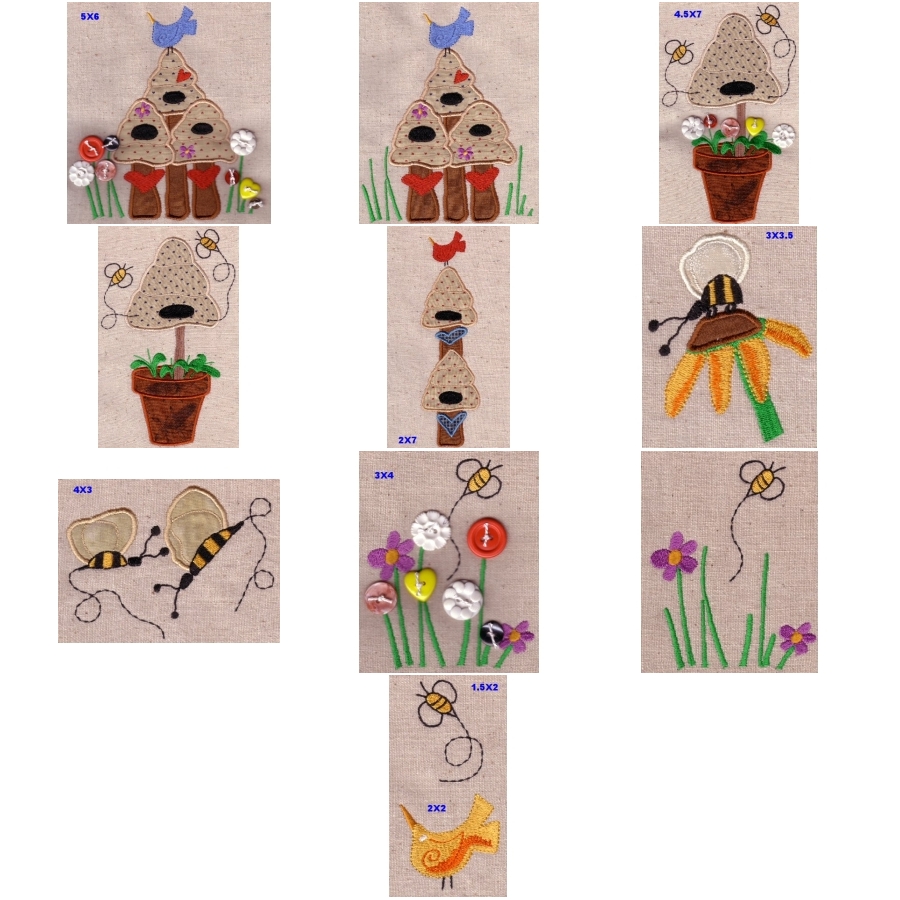 Bee Happy Applique Shirt Set