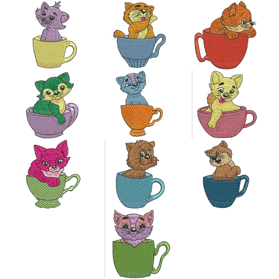 Kittens in Cup 