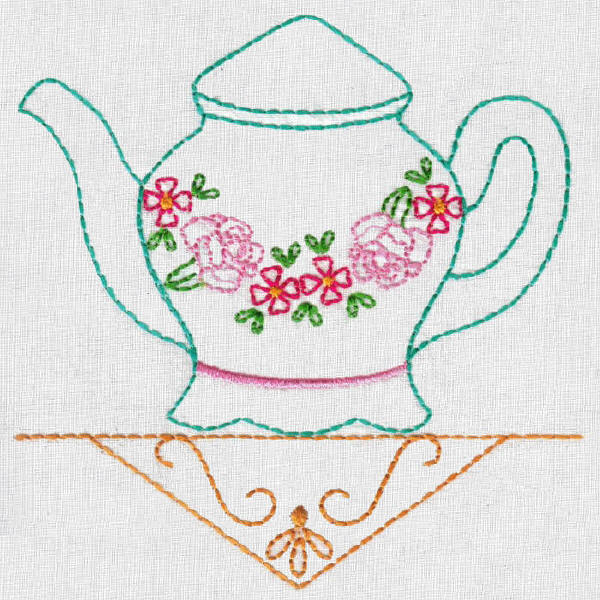 Floral Teapots-3