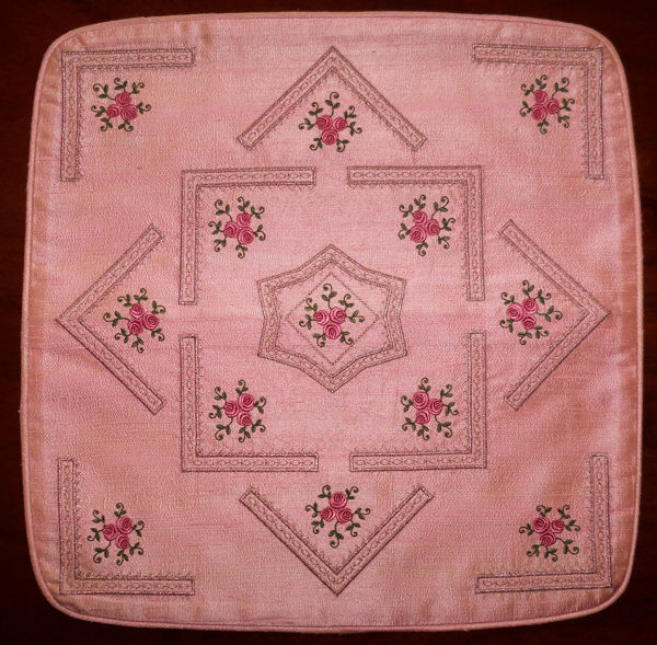 Pretty Pink Rose Cushions -12