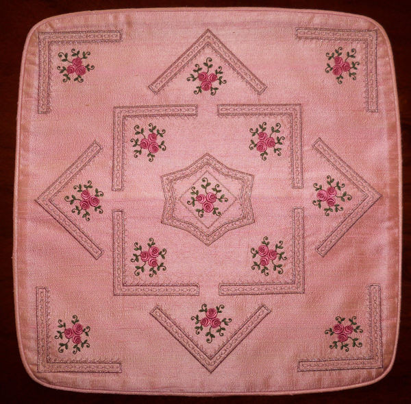 Pretty Pink Rose Cushions -12