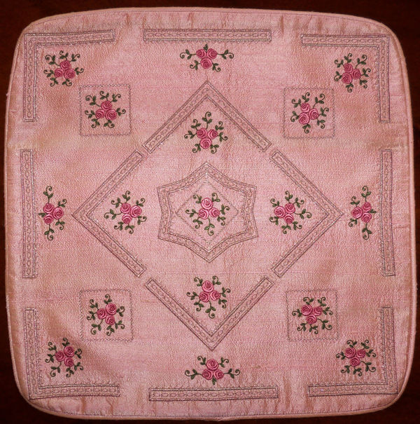 Pretty Pink Rose Cushions -14