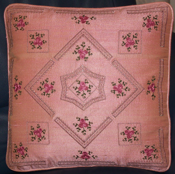 Pretty Pink Rose Cushions -17