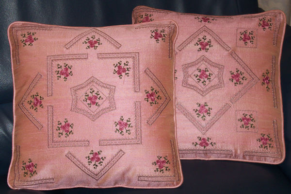 Pretty Pink Rose Cushions -20