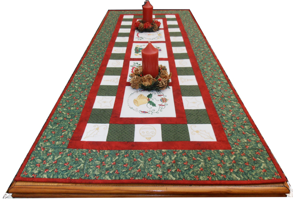 Festive Christmas Table Runner | OregonPatchWorks