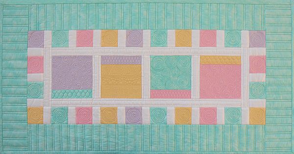 Quilted Swirls Table Runner -3