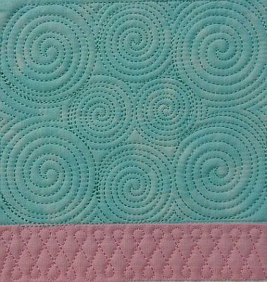 Quilted Swirls Table Runner -5